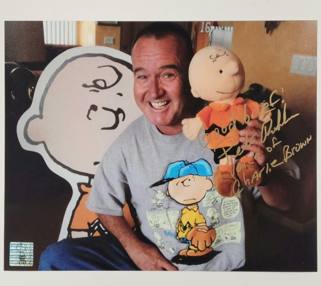Peter Robbins "voice of Charlie Brown" signed 8x10 Photo ~autograph Peanuts Holo