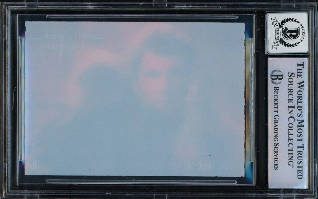 William Shatner Auto 2008 Rittenhouse Movies Motion Card 18 Star Trek Sig 10