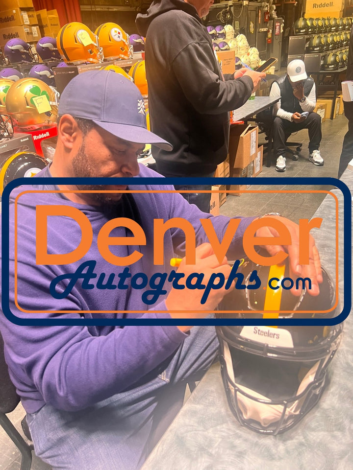Jerome Bettis Autographed Pittsburgh Steelers SpeedFlex Helmet Beckett W 55282
