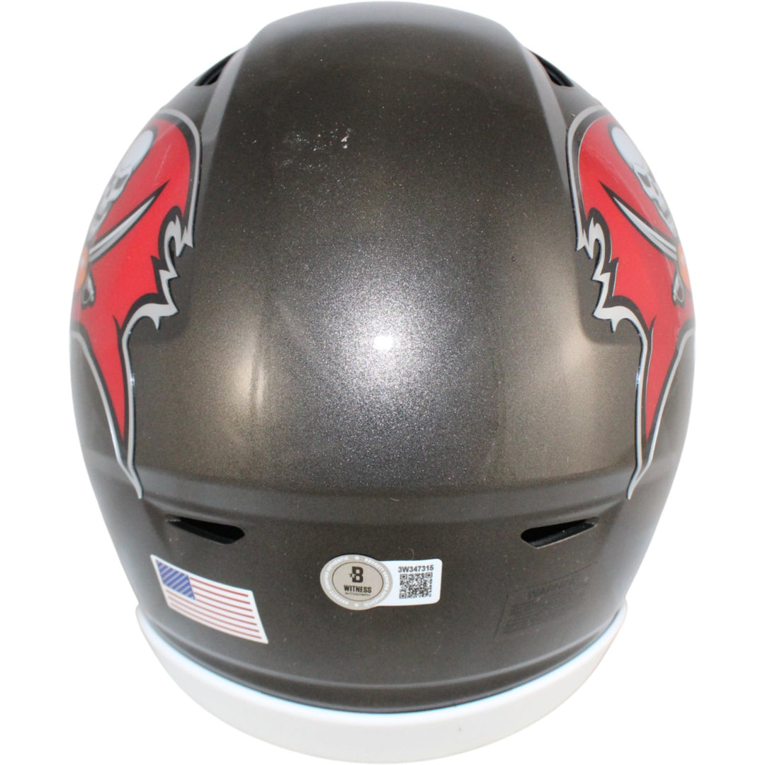 Warren Sapp Signed Tampa Bay Buccaneers Mid-Size Midi Helmet HOF Beckett W 54872
