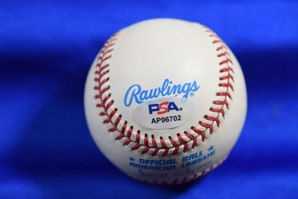 Ken Griffey Jr PSA DNA Autograph American League OAL Signed Baseball Reds