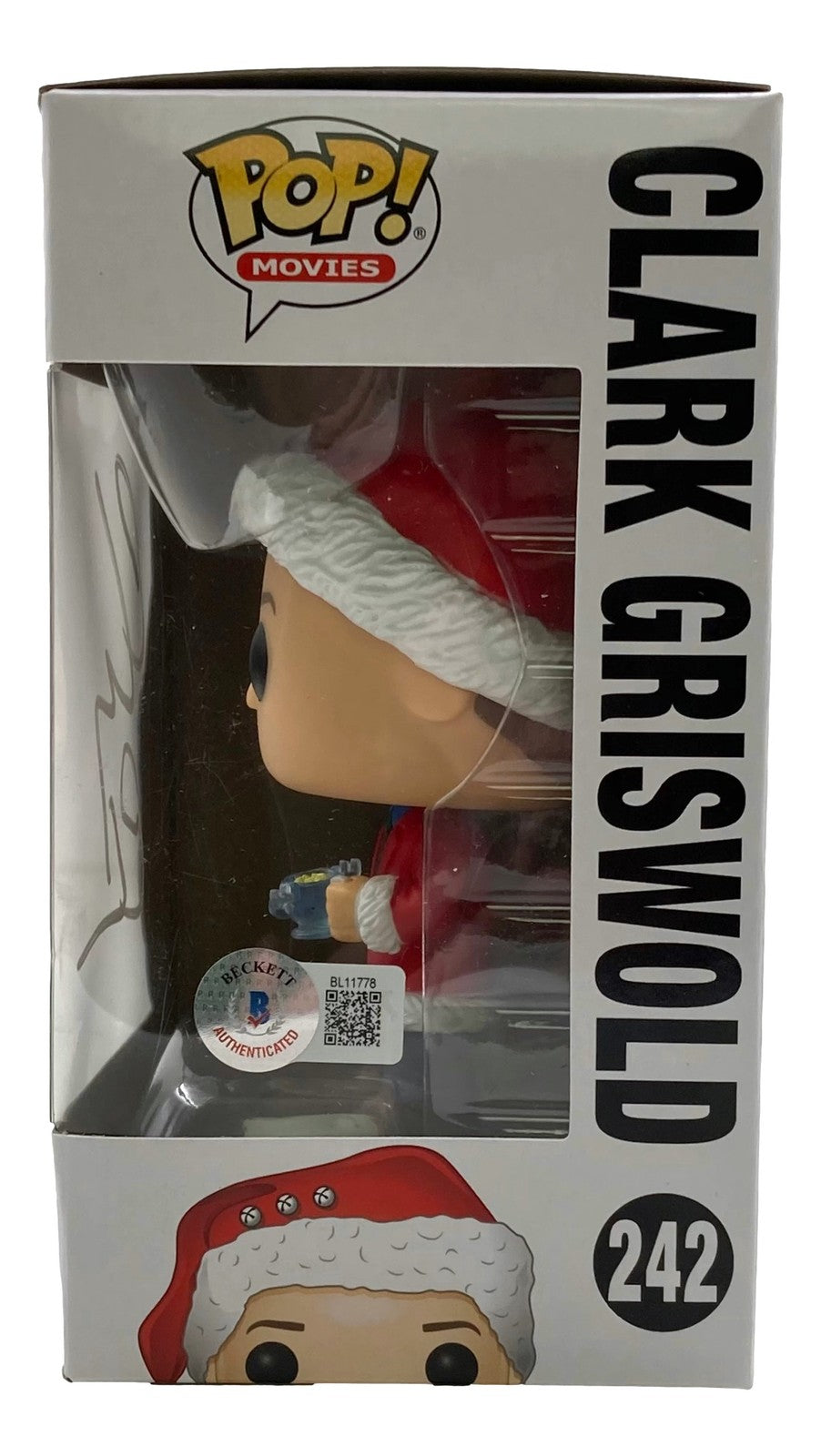 Chevy Chase Signed National Lampoon's Christmas Vacation Funko Pop #242 BAS