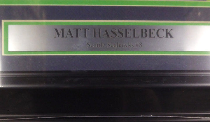 Matt Hasselbeck Autographed Signed Framed 16x20 Photo Seattle Seahawks MCS Holo