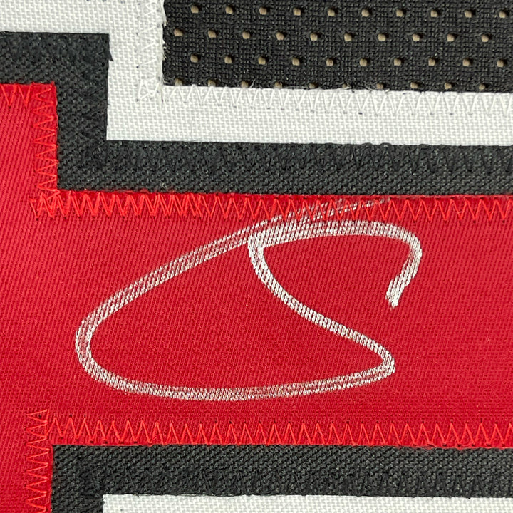 Framed Autographed/Signed DeMar DeRozan 33x42 Chicago Black Jersey BAS COA