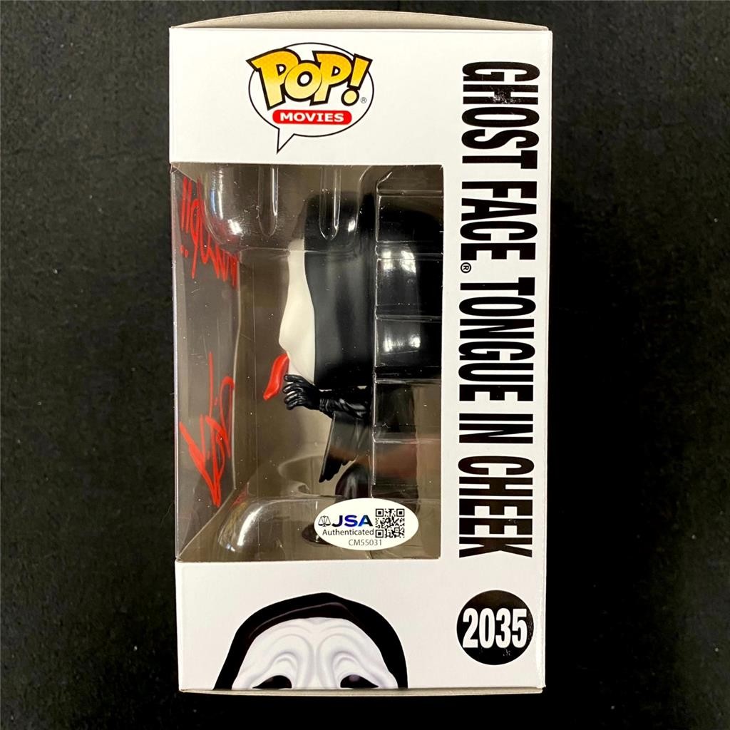 David Sheridan signed "Wazzup!" Scary Movie Ghost Face Funko Pop! #2035 auto JSA