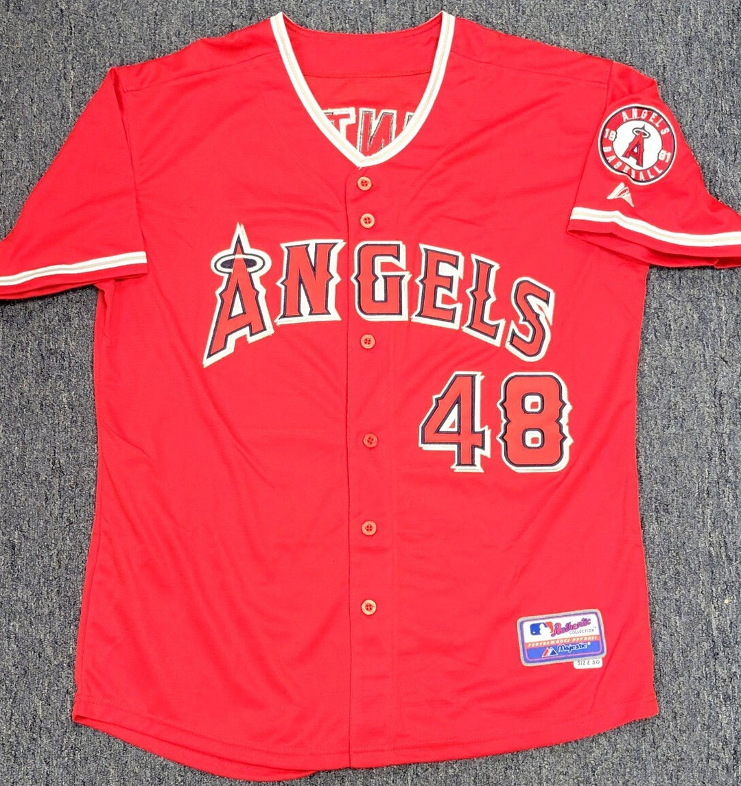 Torii Hunter signed Los Angeles Angels Jersey autograph ~ Beckett BAS Witness