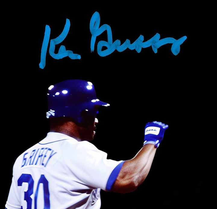 Ken Griffey Jr. & Sr. Signed 8x10 Photo Mariners Back To Back Home Runs HR