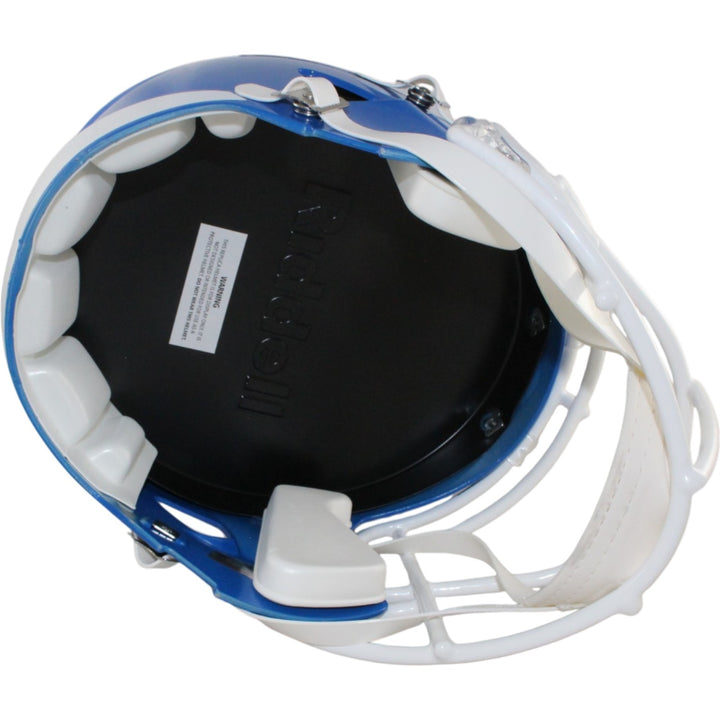 John Elway Autographed Denver Broncos F/S TB Helmet Beckett Witness 55196