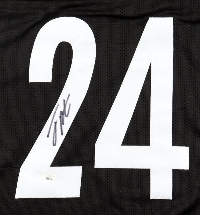 Joey Porter Jr Pittsburgh Signed Black Football Jersey JSA Hologram