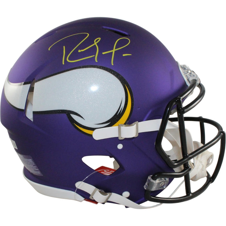 Randy Moss Autographed/Signed Minnesota Vikings Authentic Helmet Beckett 56317