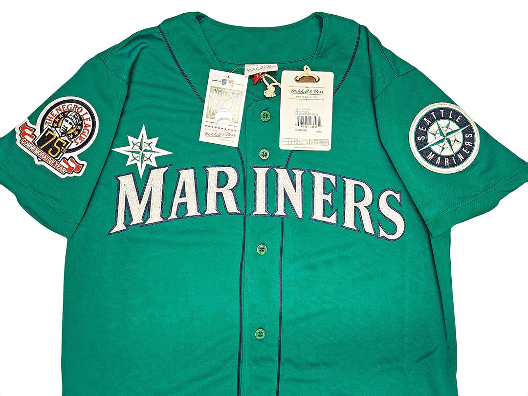 Seattle Mariners Ken Griffey Jr. Signed Teal Mitchell & Ness 1995 Cooperstown
