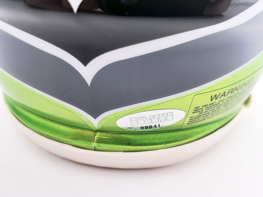 Michael Dickson Signed Seattle Seahawks Flash Green Speed Mini Helmet MCS Holo