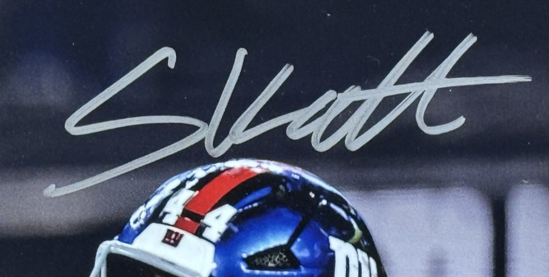 Jaxson Dart Cam Skattebo Signed 16x20 Photo Framed Giants Rookie Auto Fanatics