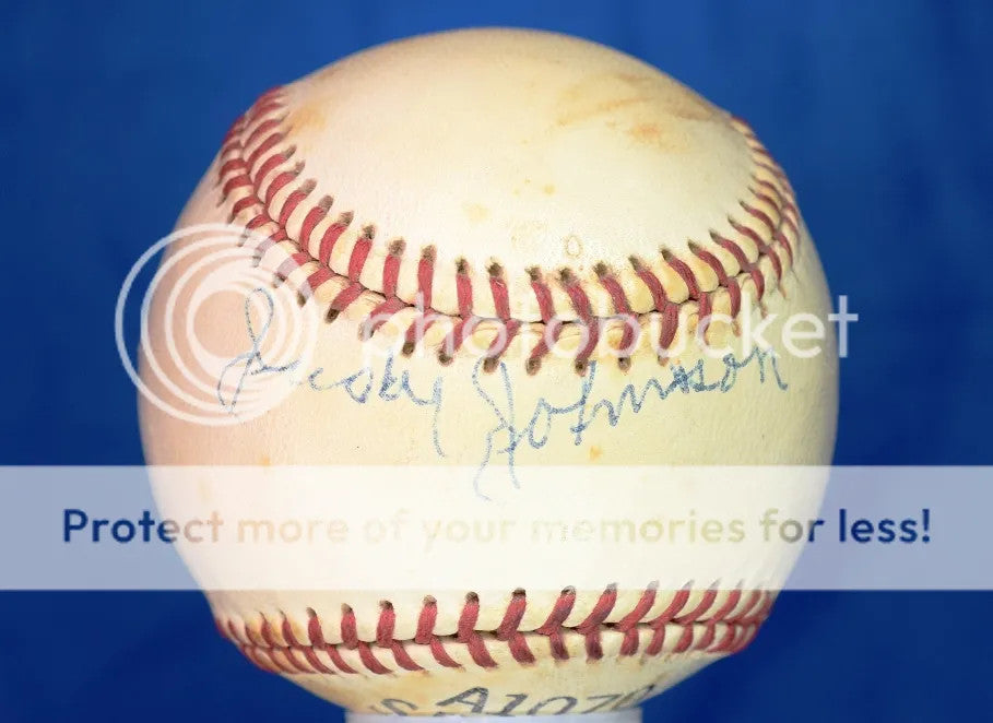 Judy Johnson Psa/dna Authenticated Signed Baseball Autograph