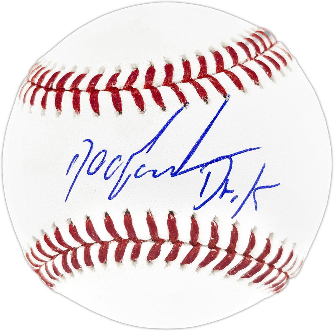 Dwight "Doc" Gooden Signed Official MLB Baseball Mets "Dr K" Beckett Witness