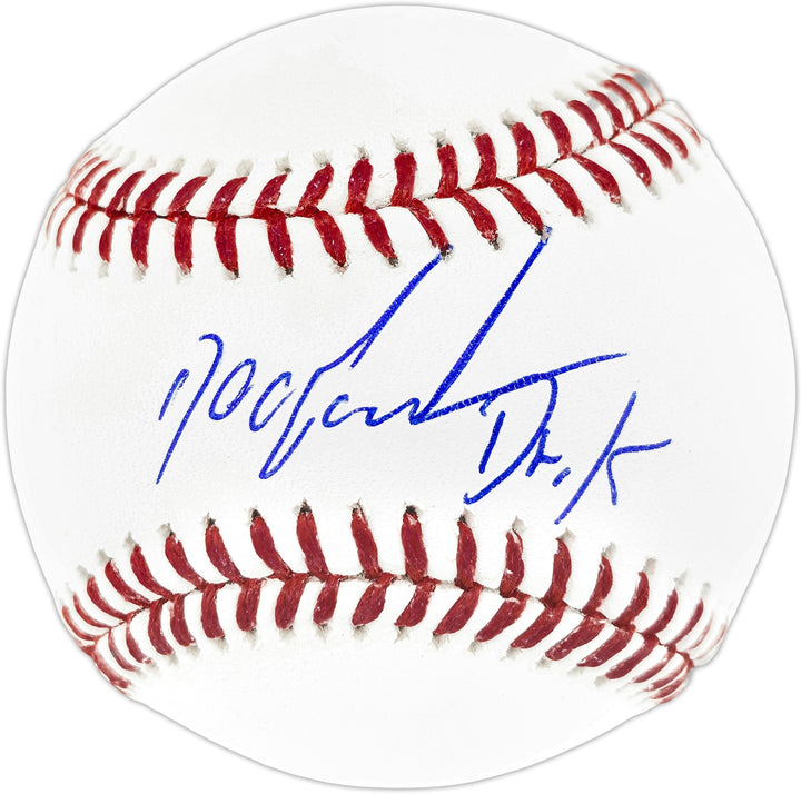 Dwight "Doc" Gooden Signed Official MLB Baseball Mets "Dr K" Beckett Witness