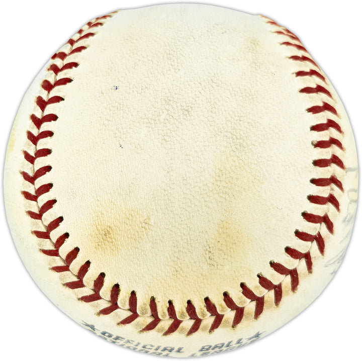 Roberto Clemente Auto Official Feeney NL Baseball Pirates "To Bill" Beckett, PSA