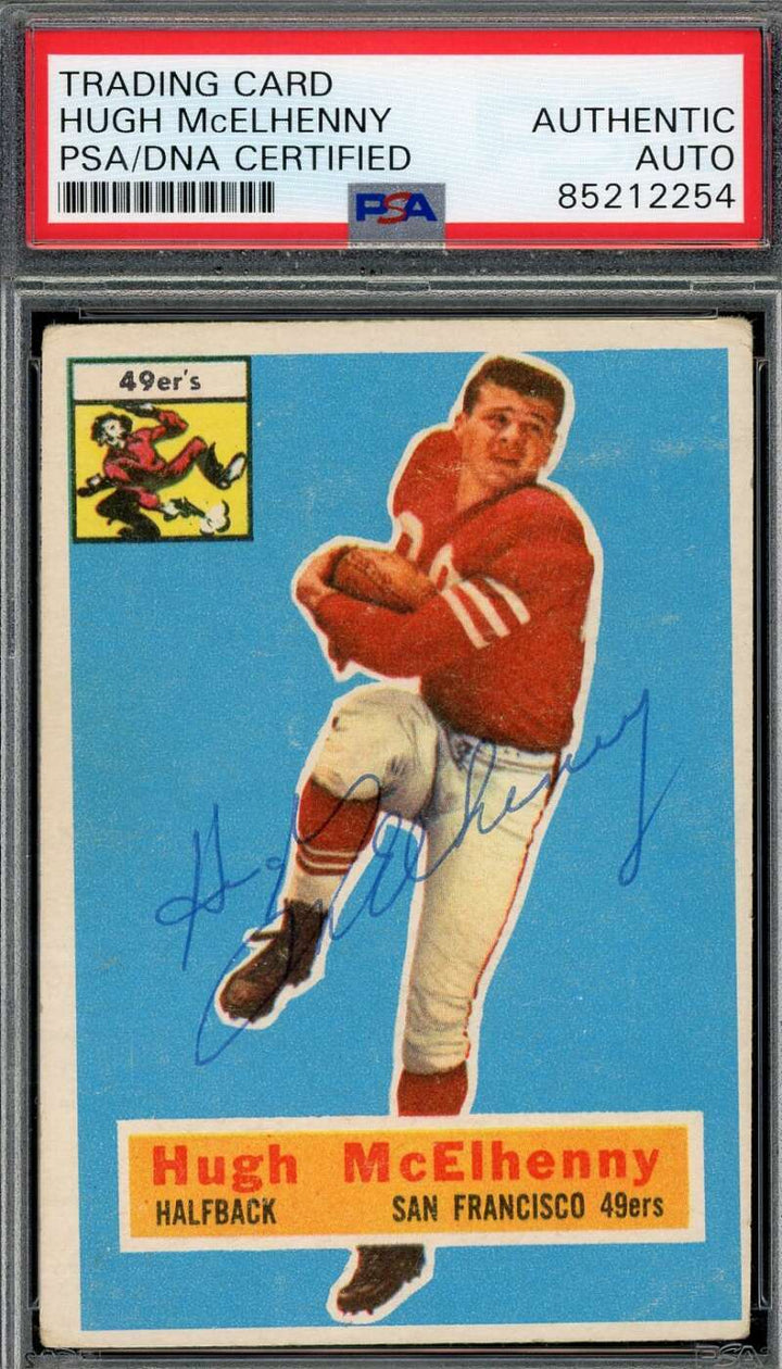 Hugh McElhenny PSA DNA Signed 1956 Topps Autograph