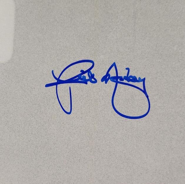 Rick Monday autograph signed 11x14 Photo Saves American Flag ~ Beckett BAS WIT