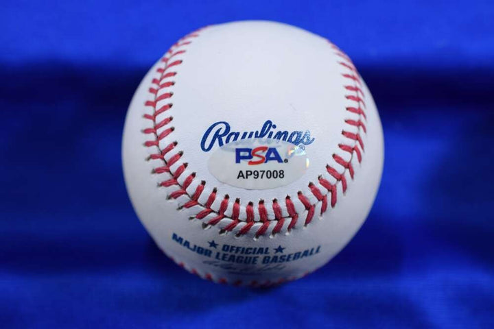 Fergie Jenkins PSA DNA Autograph Major League OML Signed Baseball HOF 91