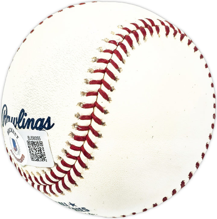 Mookie Betts Signed Official 2018 WS Logo MLB Baseball Red Sox Beckett #BJ56055