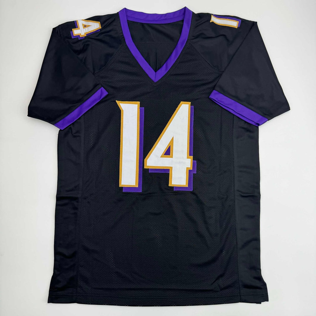 Autographed/Signed Kyle Hamilton Baltimore Black Jersey Beckett BAS COA