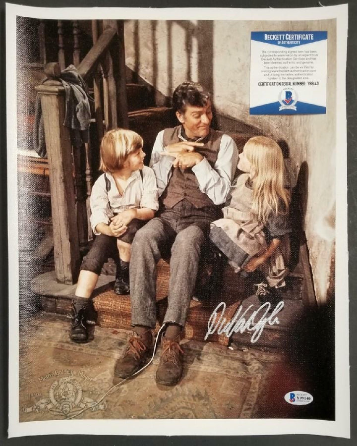Dick Van Dyke signed Chitty Chitty Bang Bang 11x14 Canvas Photo Auto ~ BAS COA
