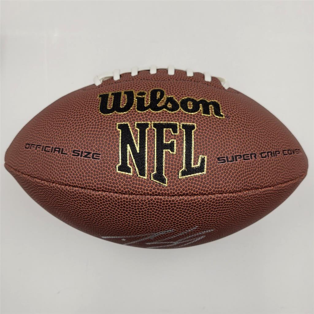 Drew Brees signed Wilson Replica NFL Football Saints (A) ~ Beckett BAS Holo