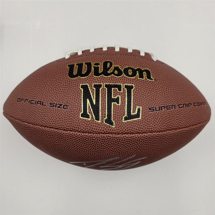 Drew Brees signed Wilson Replica NFL Football Saints (A) ~ Beckett BAS Holo