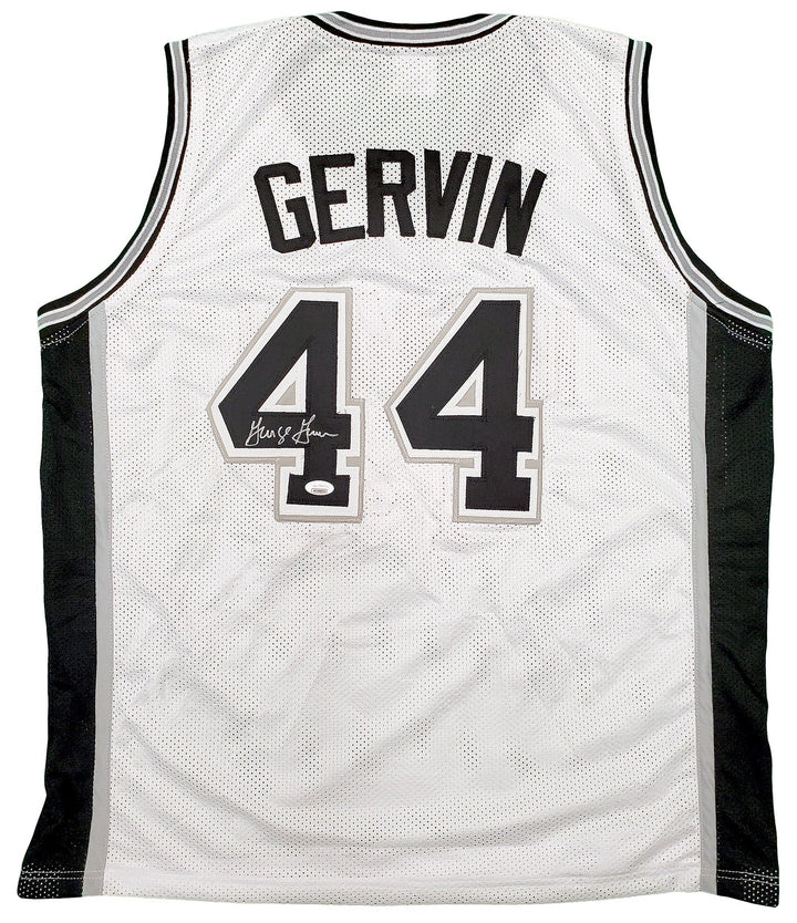San Antonio Spurs George Gervin Autographed Signed White Jersey JSA