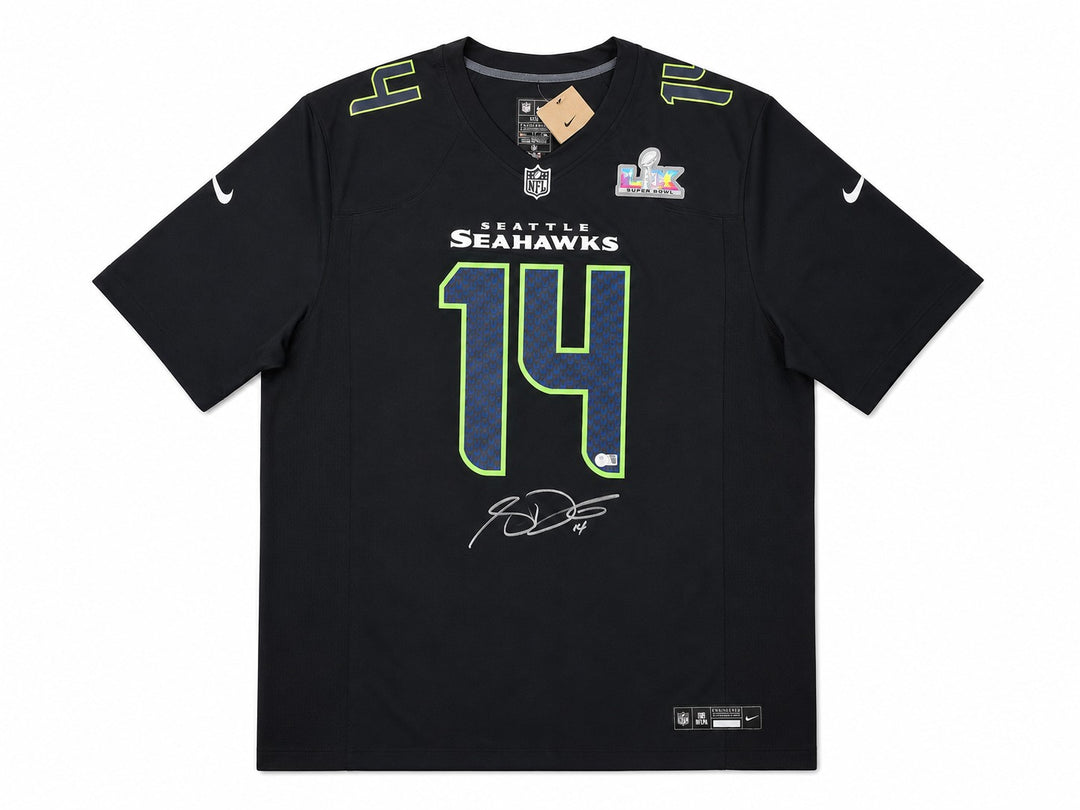Seattle Seahawks Sam Darnold Signed Black Nike SB LX Patch Jersey Size XXL