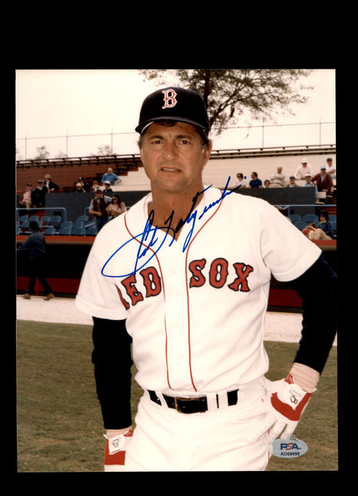 Carl Yastrzemski PSA DNA Signed 8x10 Photo Autographed Red Sox