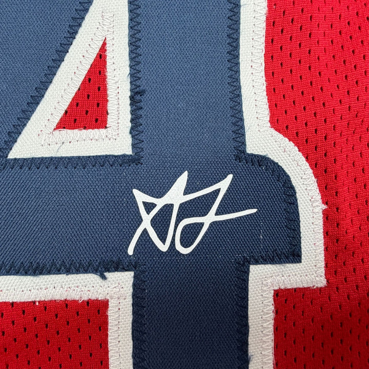 Facsimile Autographed AJ Dybantsa Washington Red Reprint Auto Jersey XL