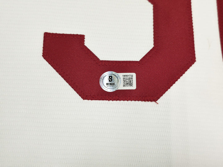 Cincinnati Reds Ken Griffey Jr. Signed White Nike Jersey Size XL Beckett Witness