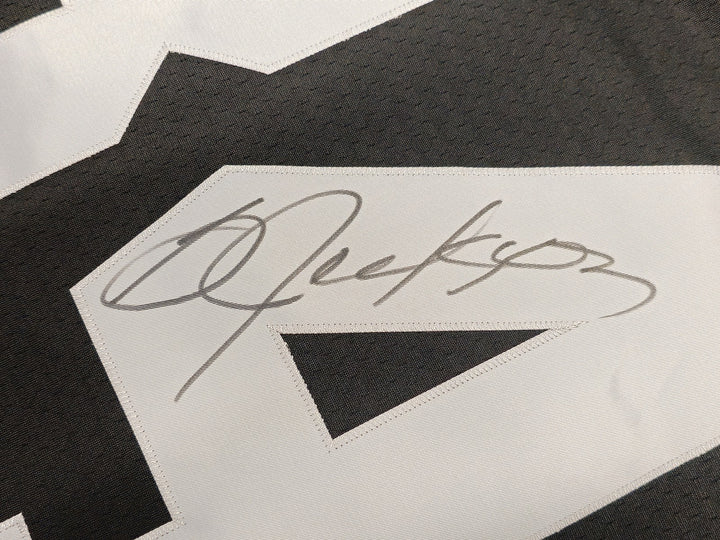 Raiders Bo Jackson Auto Black Authentic Mitchell Ness Throwback Jersey XXL BAS