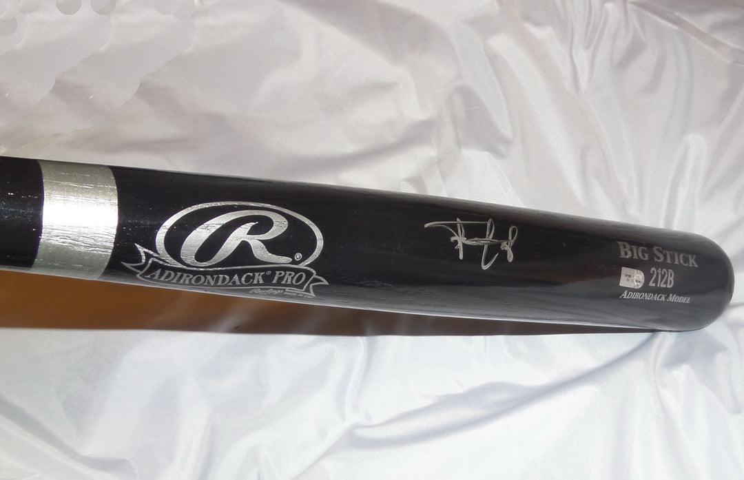 FRANCISCO MARTINEZ SIGNED RAWLINGS BIG STICK FULL SIZE BLACK BAT DETROIT TIGERS