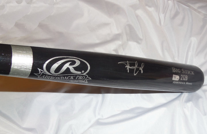 FRANCISCO MARTINEZ SIGNED RAWLINGS BIG STICK FULL SIZE BLACK BAT DETROIT TIGERS