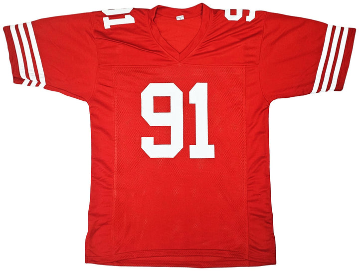 San Francisco 49ers Arik Armstead Autographed Signed Red Jersey Beckett Wit