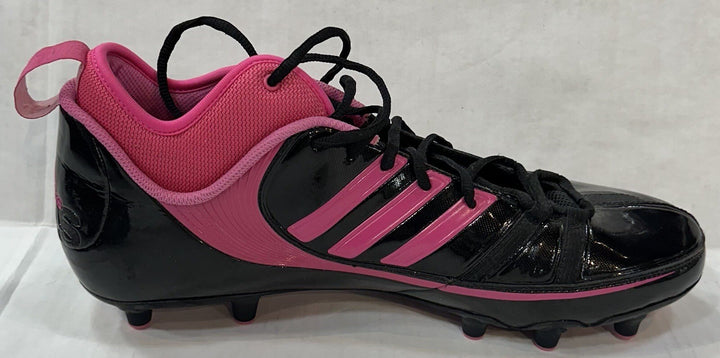 Lito Sheppard Signed Adidas Breast Cancer Game Cleats Pair Jets Auto Sz 13 PSA