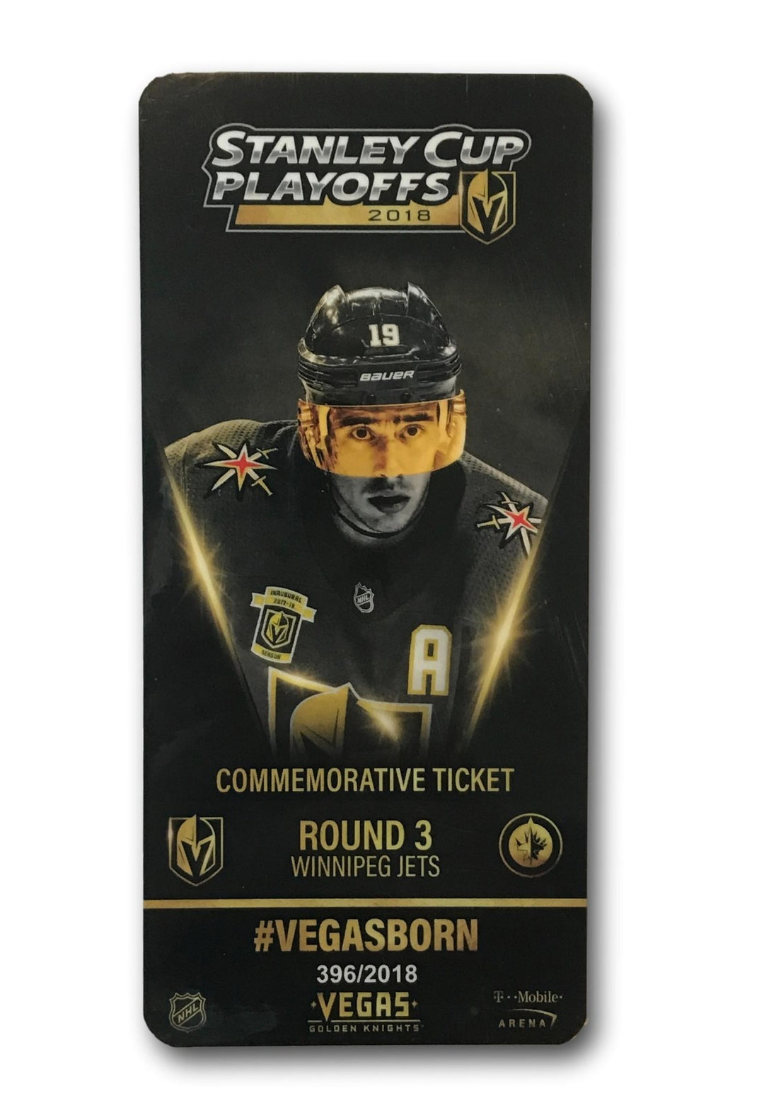 Vegas Golden Knights Commemorative Playoff Tickets Set #D/2018 Stanley Cup
