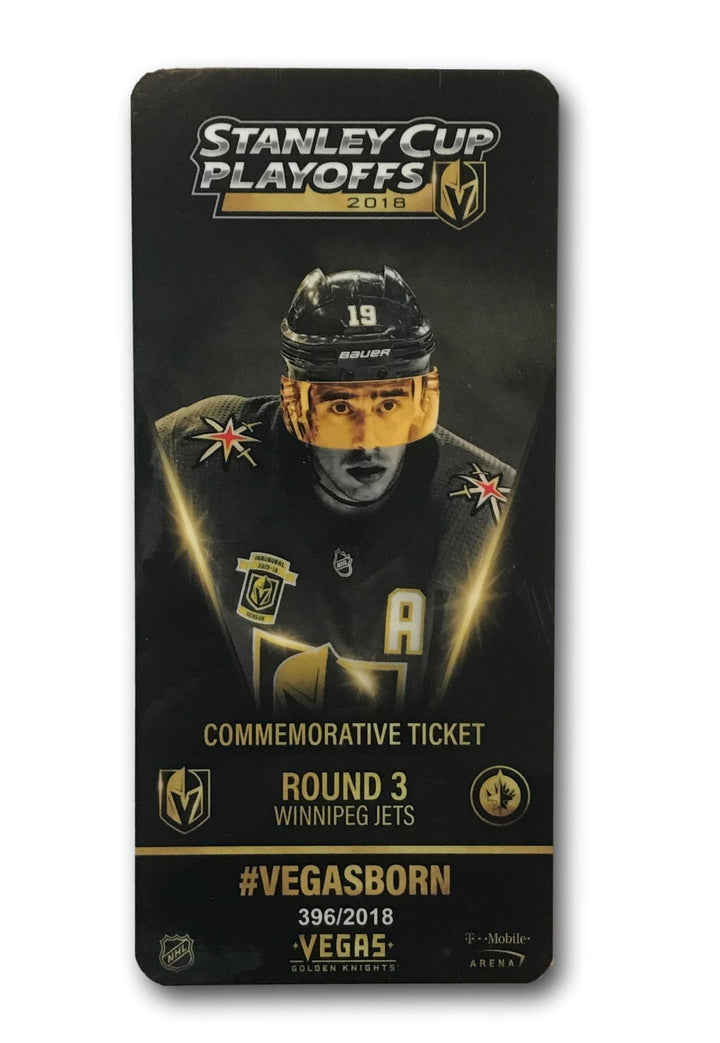 Vegas Golden Knights Commemorative Playoff Tickets Set #D/2018 Stanley Cup