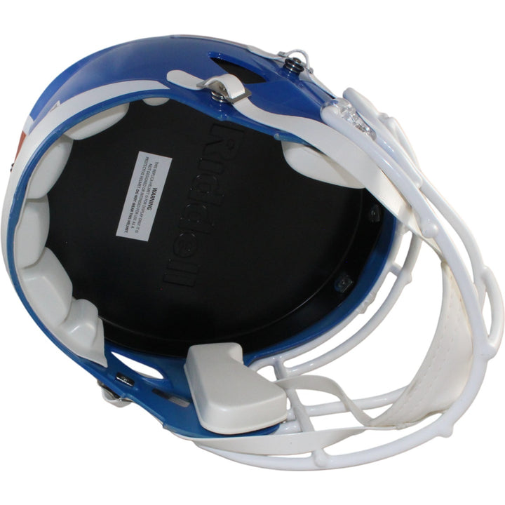 Bo Nix Autographed/Signed Denver Broncos F/S TB Helmet Beckett Witness 55112