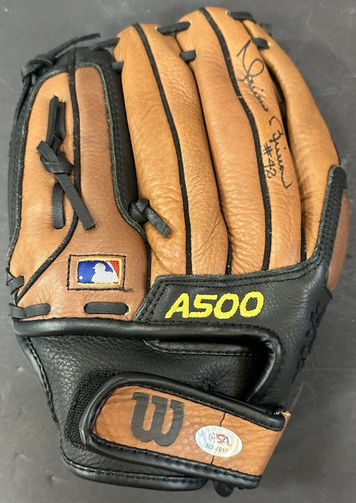 Mariano Rivera Signed Wilson A500 Game Glove Yankees PSA 10 Gem Mint 42 Auto HOF