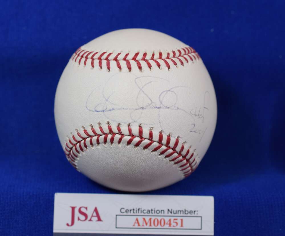 Dennis Eckersley HOF 2004 JSA Coa Autograph Major League OML Signed Baseball