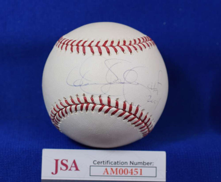 Dennis Eckersley HOF 2004 JSA Coa Autograph Major League OML Signed Baseball