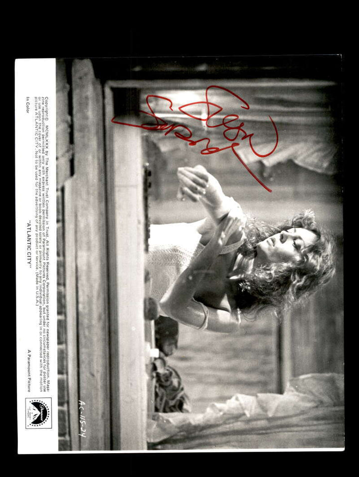 Susan Sarandon PSA DNA Coa Signed 8x10 Photo Atlantic City Autograph