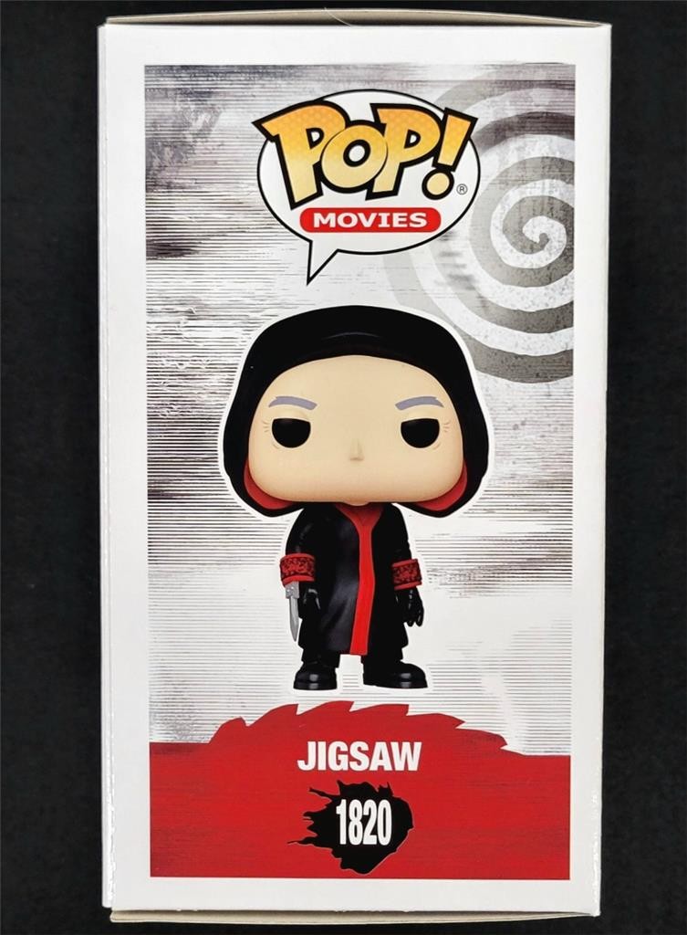 Tobin Bell signed "Jigsaw" Saw Funko Pop! 1820 autograph ~ Beckett BAS Witness