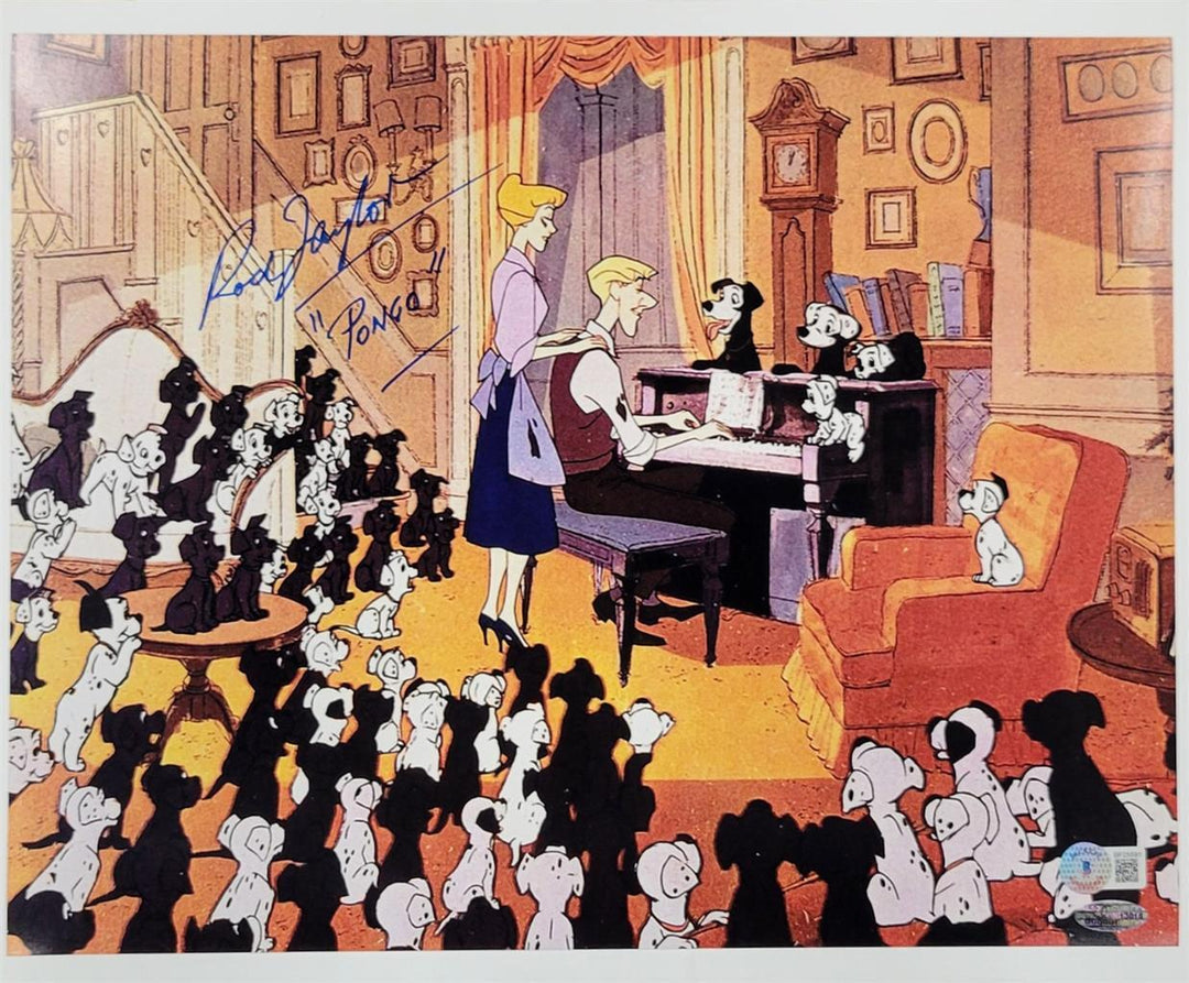 Rod Taylor signed "Pongo" 101 Dalmatians 11x14 photo #1 autograph Beckett BAS