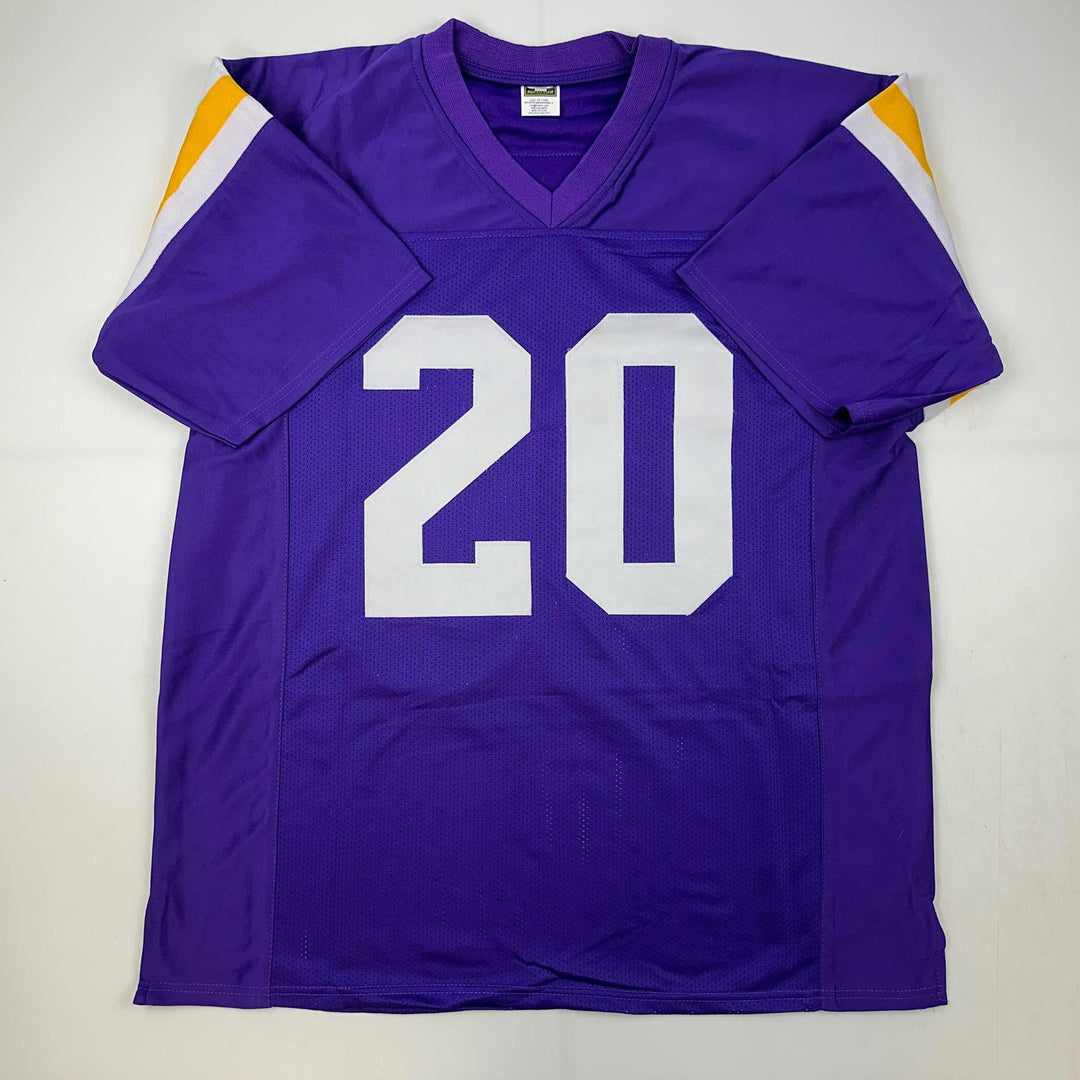 Facsimile Autographed Billy Cannon LSU Purple Reprint Jersey Size Men's XL