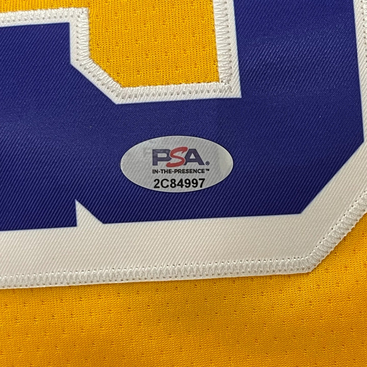 Austin Reaves Signed Jersey PSA Los Angeles Lakers Autographed